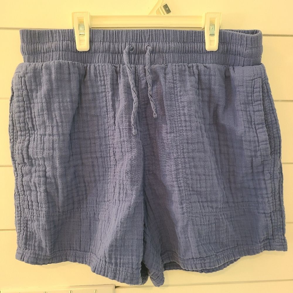 Columbia Periwinkle Textured Shorts